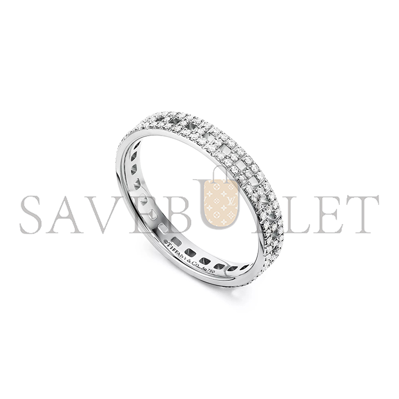 TIFFANY T TRUE NARROW RING IN WHITE GOLD 63962279